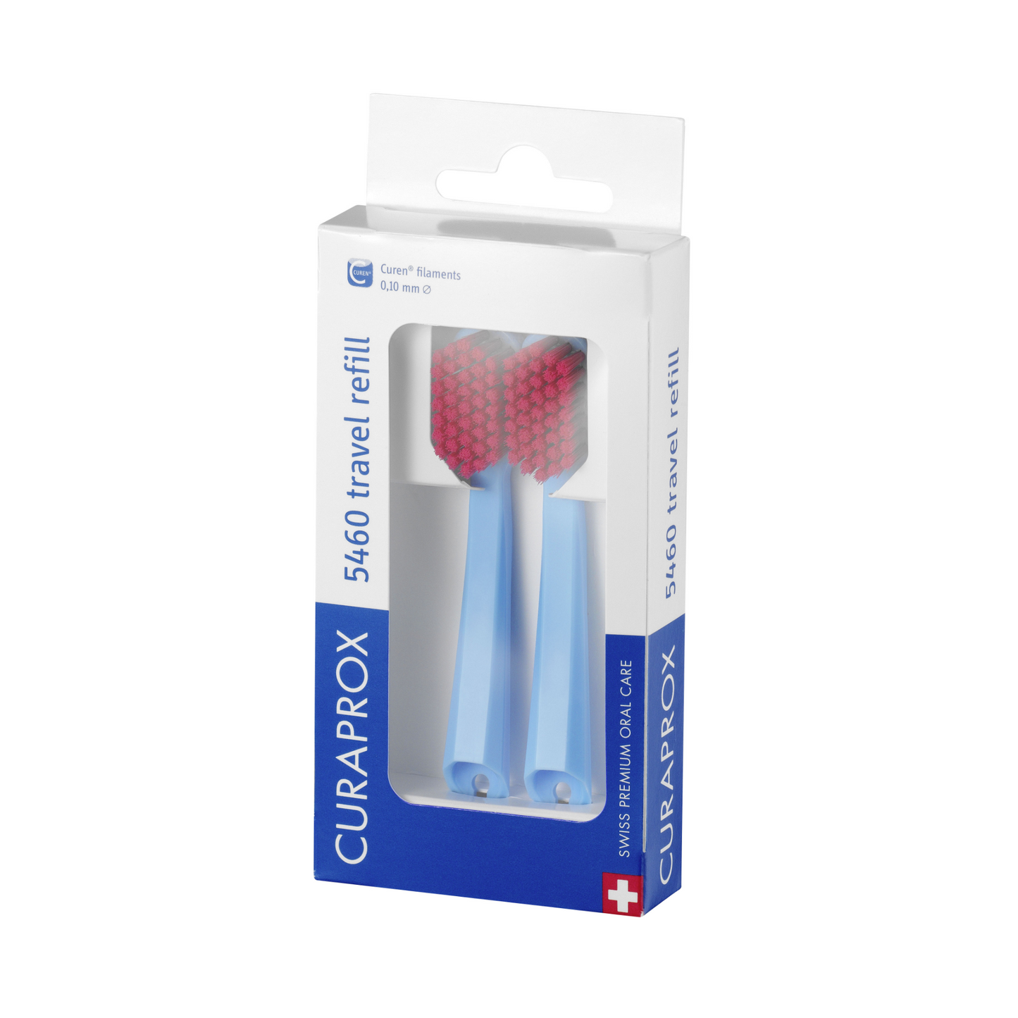 Têtes de brosse CS 5460 pour kit de voyage, bleu, 2 pcs.