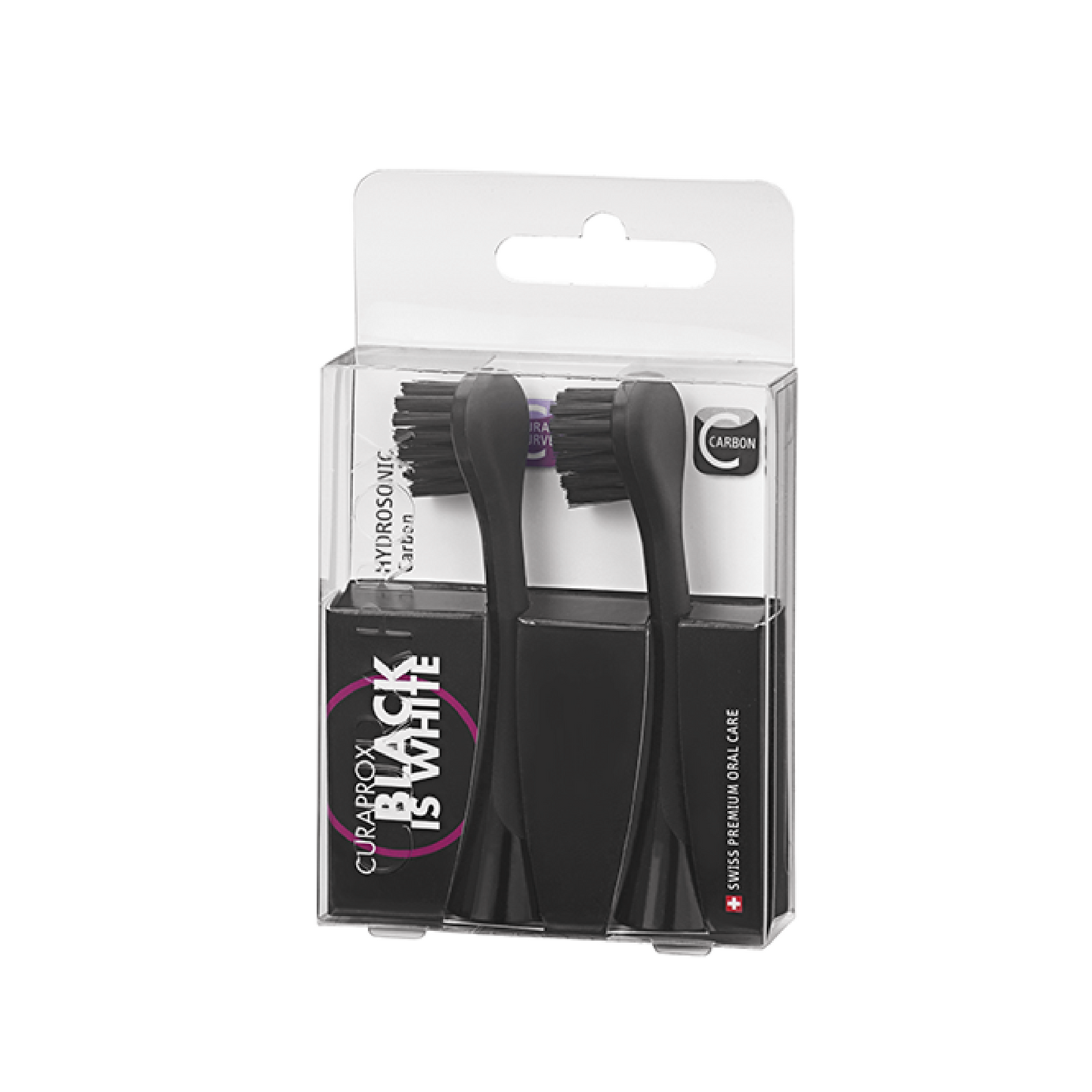 Têtes de brosse « Carbon » pour Black Is White Hydrosonic